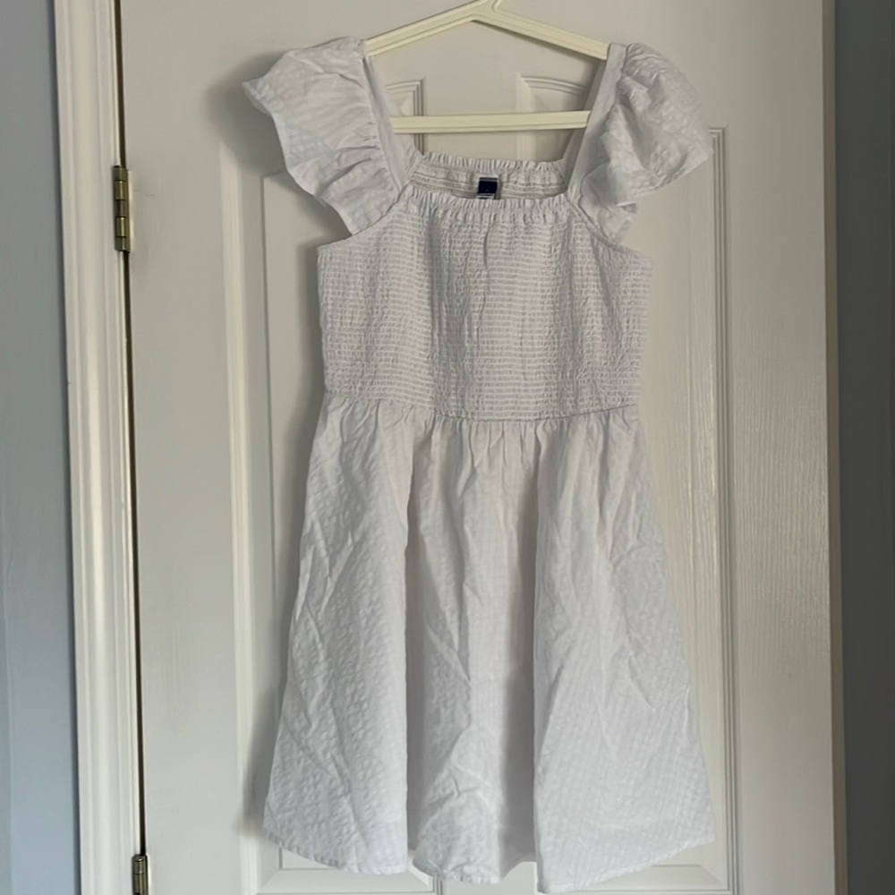 Old navy white smocked summer dress